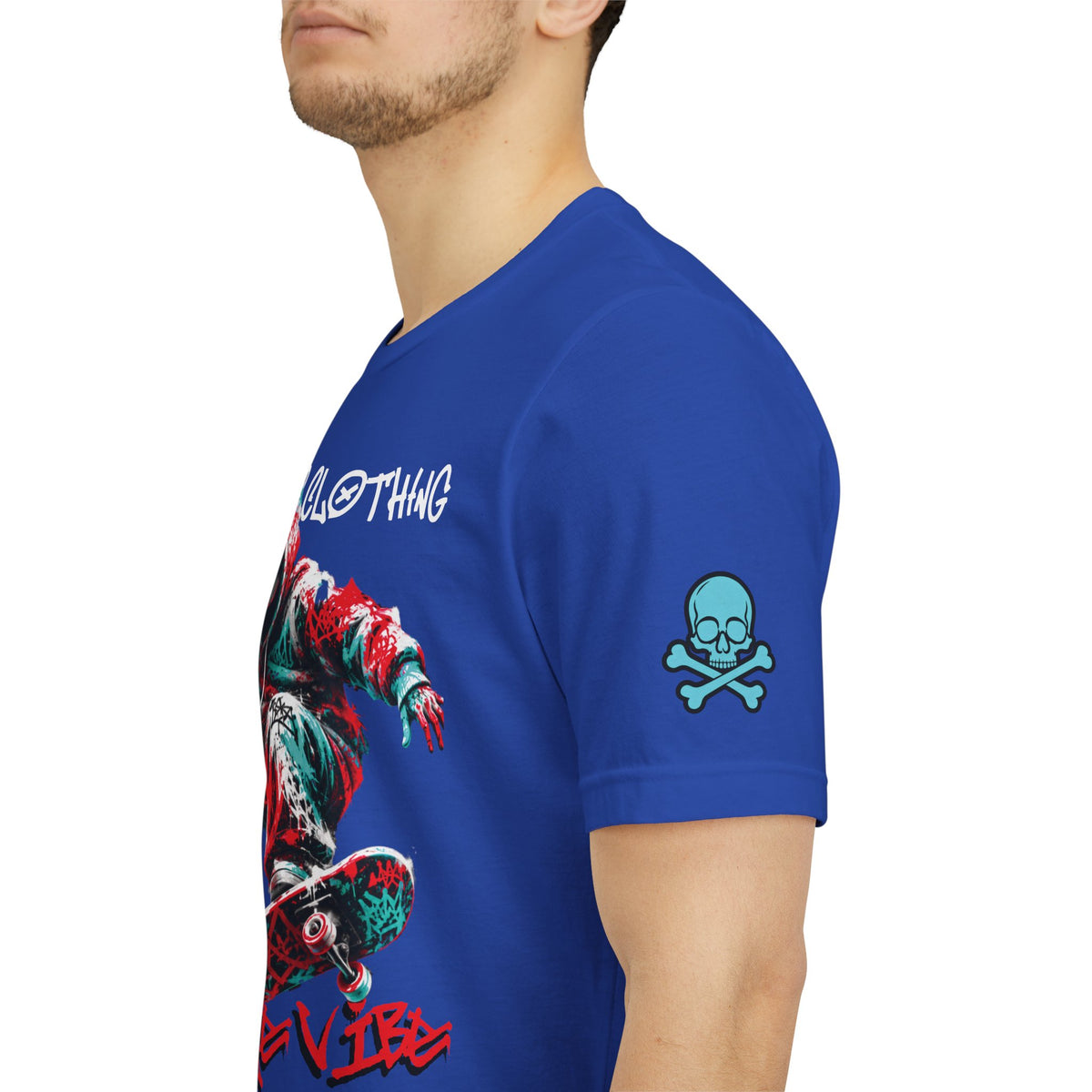 Skate & Surf Collection - Savage Vibe Skater Graphic T-Shirt - CaliPride Clothing