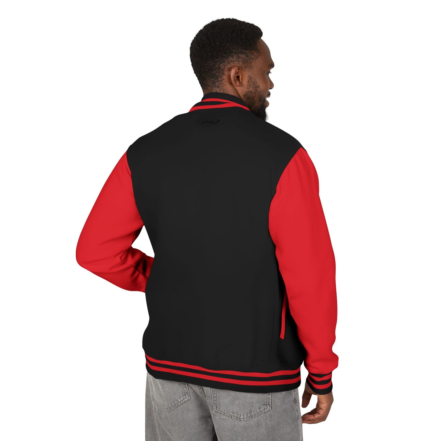 Houndstooth Graphic logo, Letterman Jacket | CaliPride Clothing