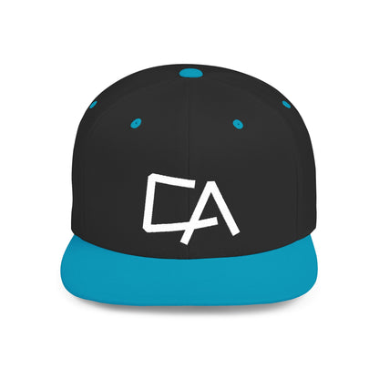 Urban Underground Collection - "CA" California, Embroidered Snapback Flat bill hat - CaliPride Clothing