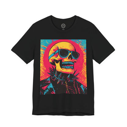 Punk Resurrected Collection - Blue Toothed Punk, Retro Graphic T - Shirt - CaliPride Clothing