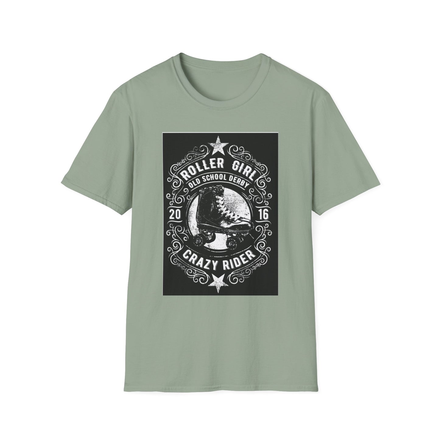 Roller Girl Crazy Rider T-shirt | Skate Derby Graphic