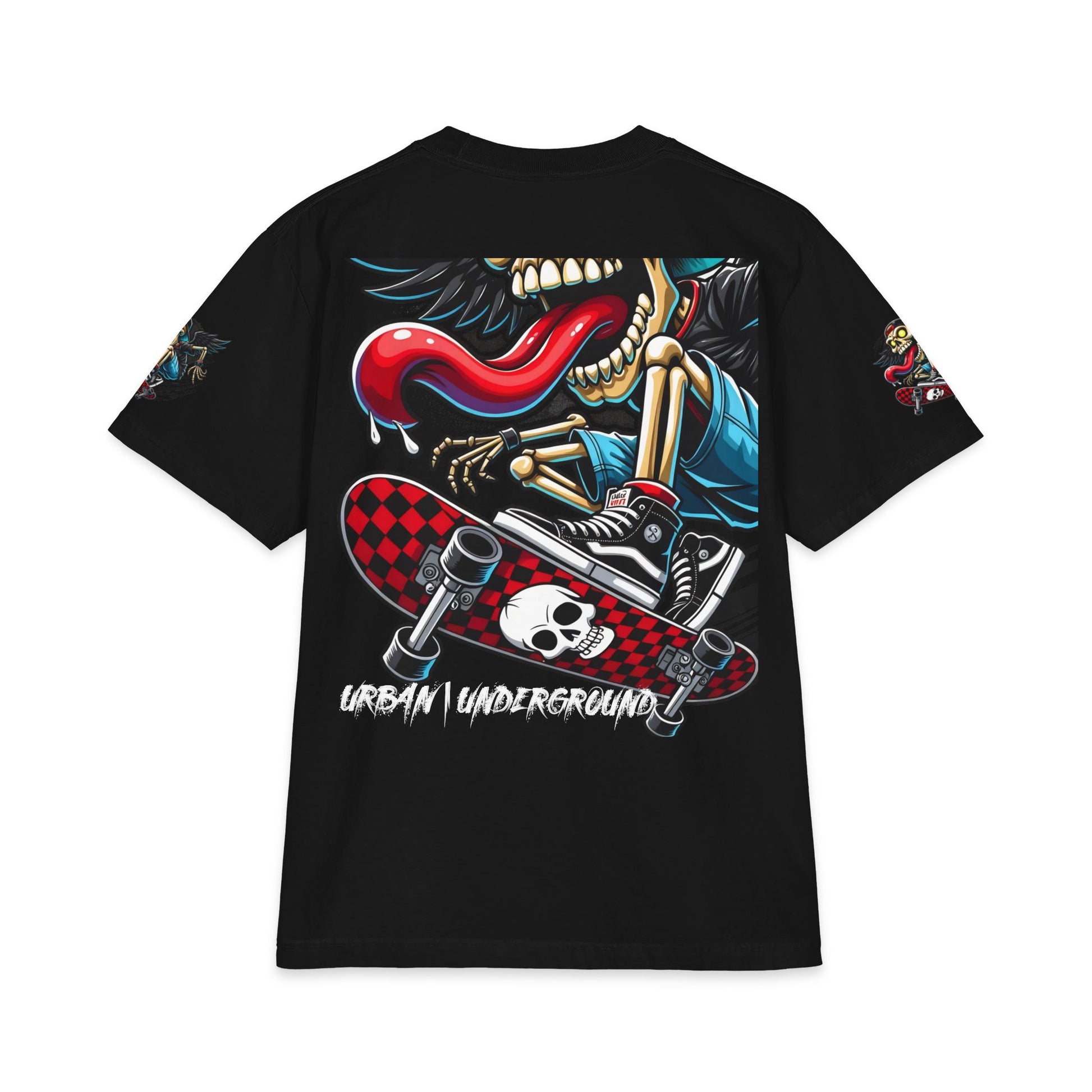 Urban Underground Collection - Neon Drip, Tongue Out, Graphic 4-way T Shirt - CaliPride Clothing