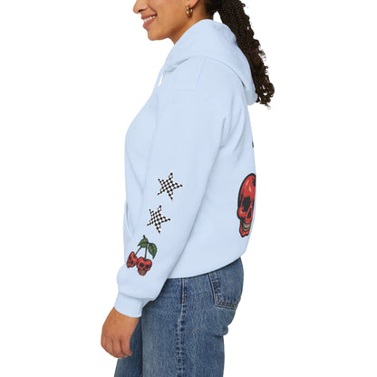 Skate & Surf Collection - Angry Cherry, Graphic Hoodie | CaliPride Clothing