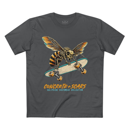 Concrete & Scars Collection - Bee Shredder, Graphic T-Shirt — CaliPride Clothing