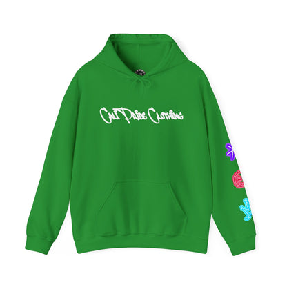Skate & Surf Collection - Neon Skizzy Skater Graphic Hoodie, multiple colors | CaliPride Clothing