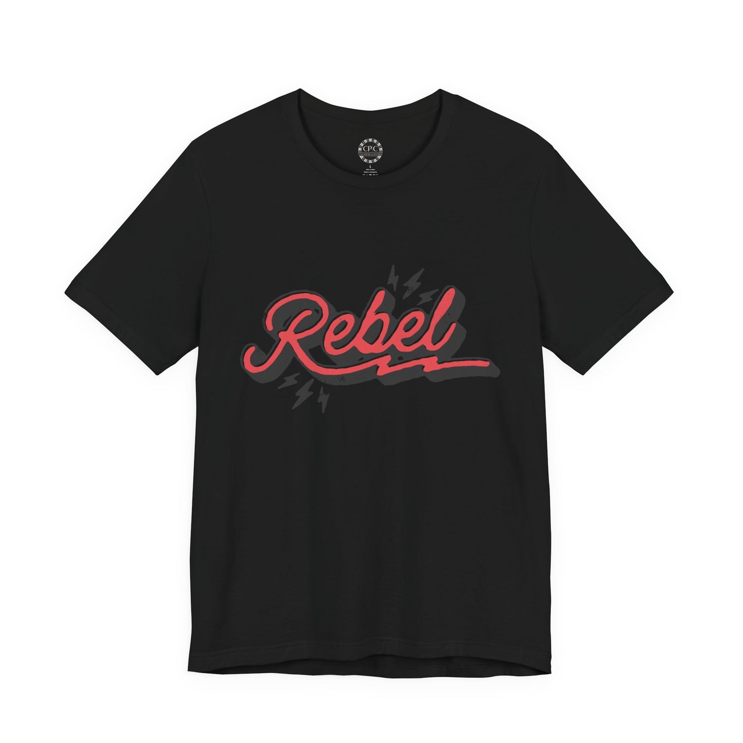 Punk Resurrected Collection - "Rebel" in Reverse, Double sided Graphic T‑Shirt - CaliPride Clothing