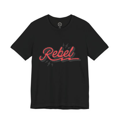 Punk Resurrected Collection - "Rebel" in Reverse, Double sided Graphic T‑Shirt - CaliPride Clothing