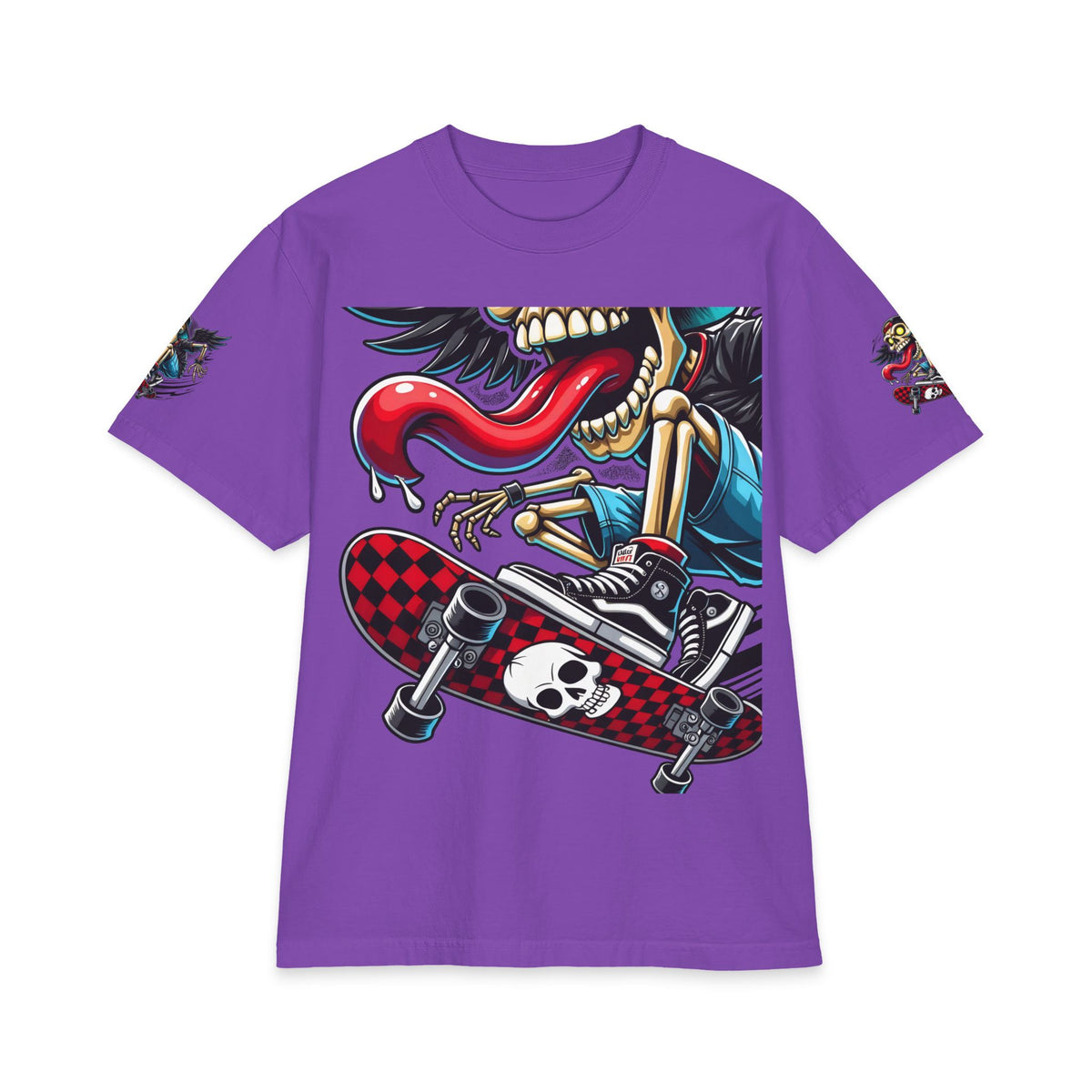 Urban Underground Collection - Neon Drip, Tongue Out, Graphic 4-way T Shirt - CaliPride Clothing
