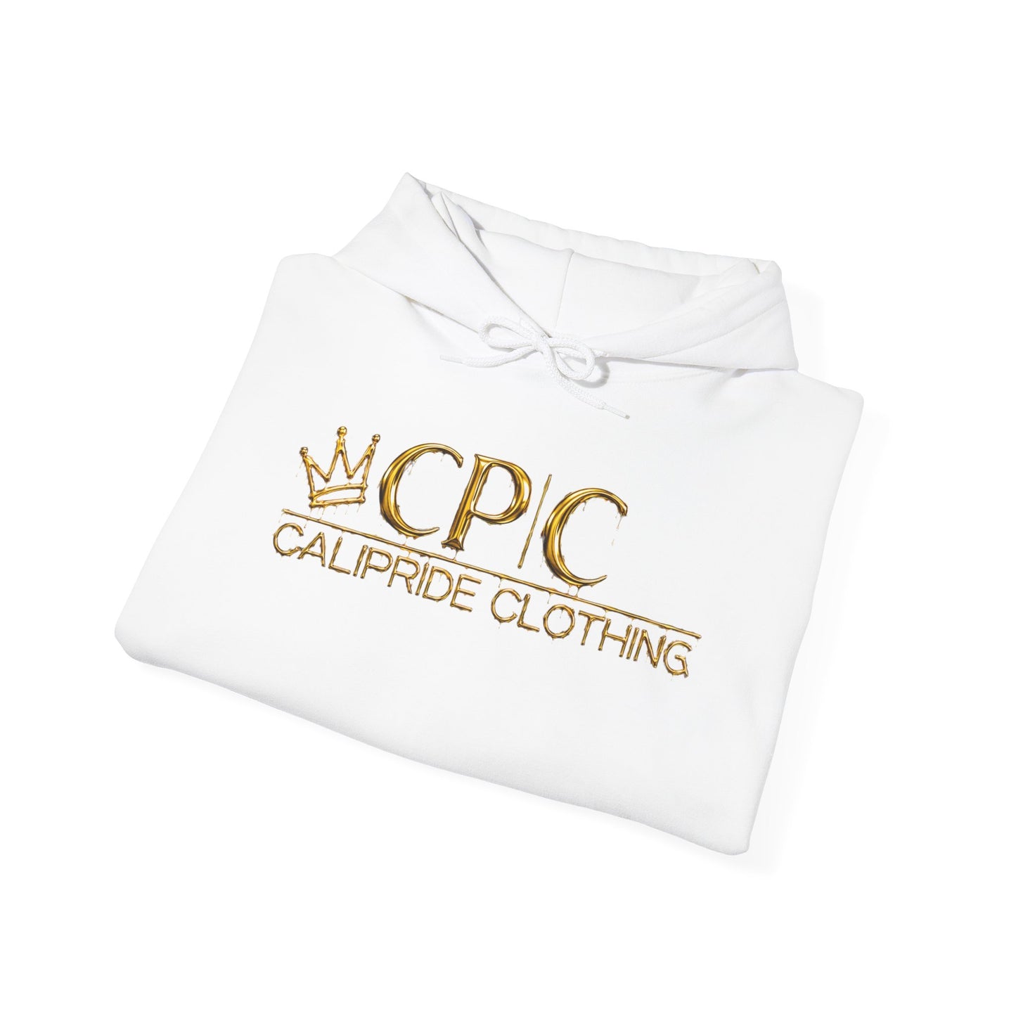 Urban Underground Collection | West Coast State of Mind series - Gold Drip Gangsta' Hoodie, Sugar Skull | CaliPride Clothing