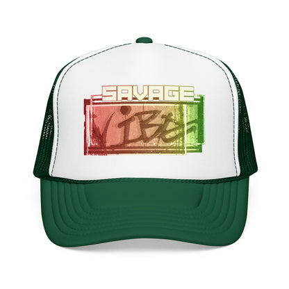 Urban Underground Collection - Bold & Big Color Vibes, Savage Vibe Foam Trucker Hat – DFT printing