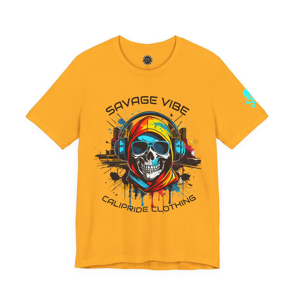 Urban Underground Collection - Skull Beats, Urban Graphic T - Shirt - CaliPride Clothing