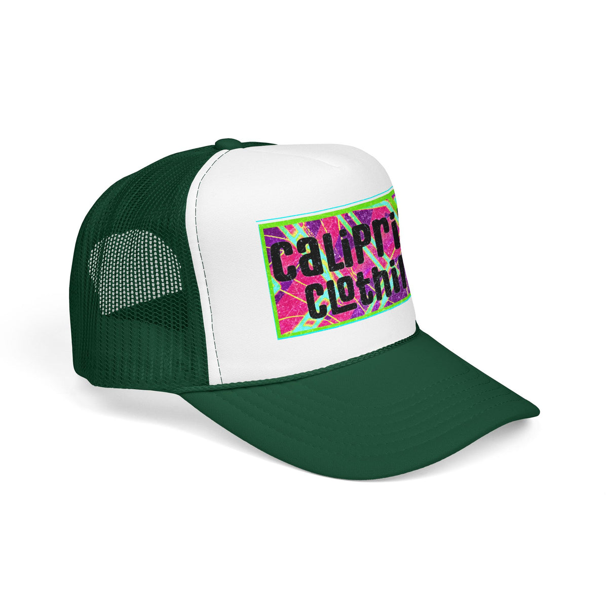 Surf & Beach Collection - Bold & Big Color Vibes, Calipride Clothing Retro Foam Trucker Hat – DFT printing