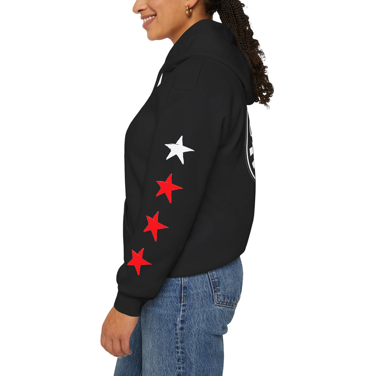 Skate & Surf Collection - Checkered Star Emblem Hoodie, multiple colors | CaliPride Clothing