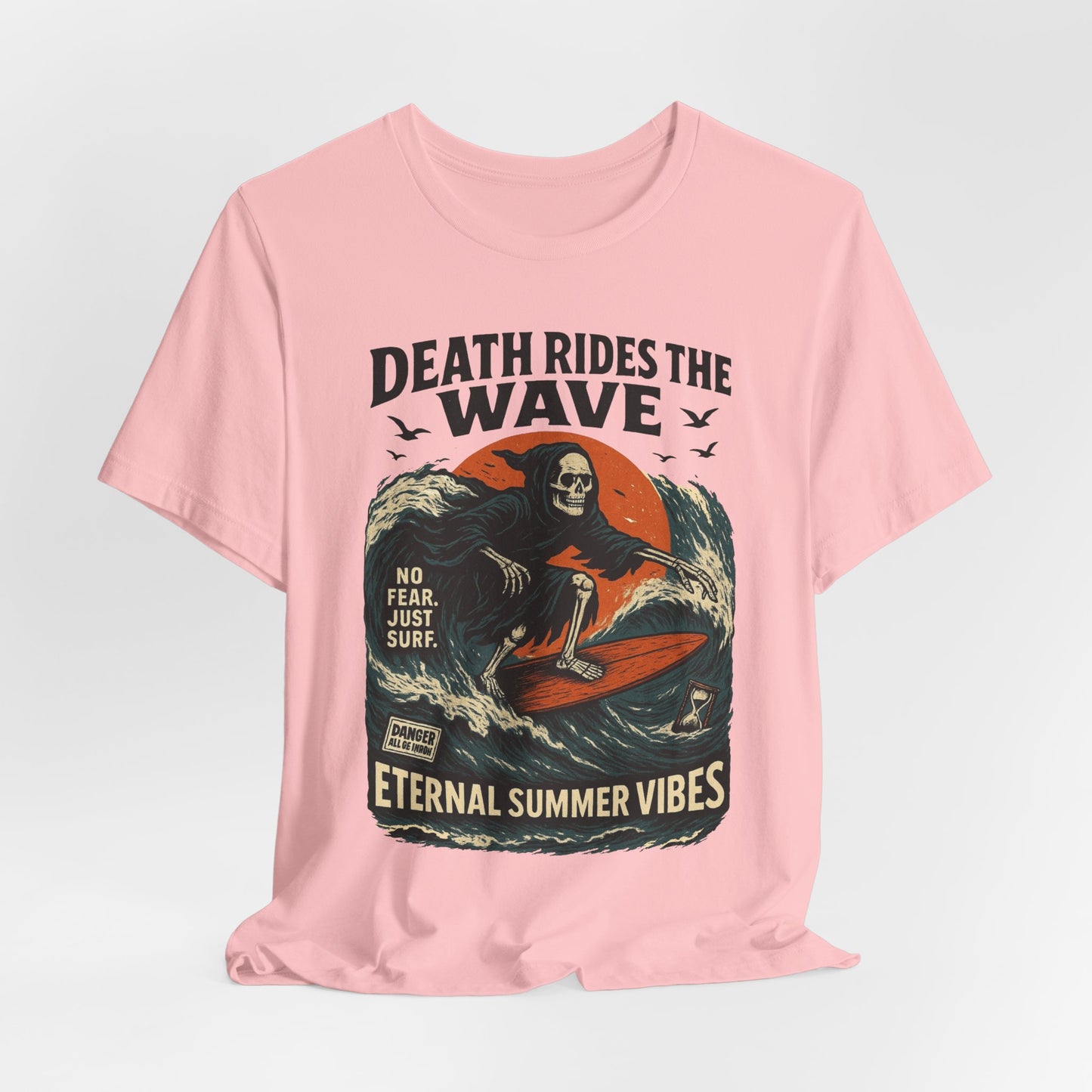 Urban Underground Collection - Death Rides the Wave Graphic T-Shirt - CaliPride Clothing