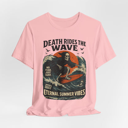 Urban Underground Collection - Death Rides the Wave Graphic T-Shirt - CaliPride Clothing