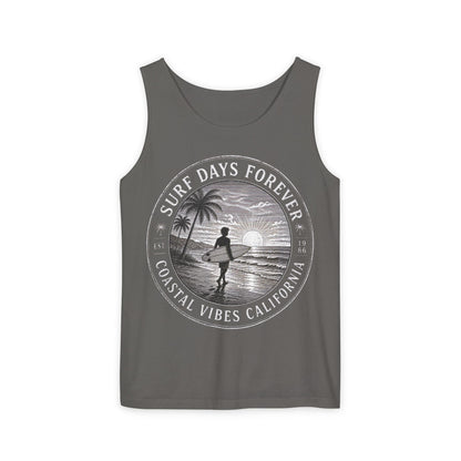 Surf & Beach Collection | Ocean Vibes Series - Surf Days Forever, Tank top - CaliPride Clothing