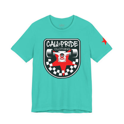 Copy of Concrete & Scars Skatewear Collection - Checkered Truck Emblem, Graphic T-Shirt — CaliPride Clothing