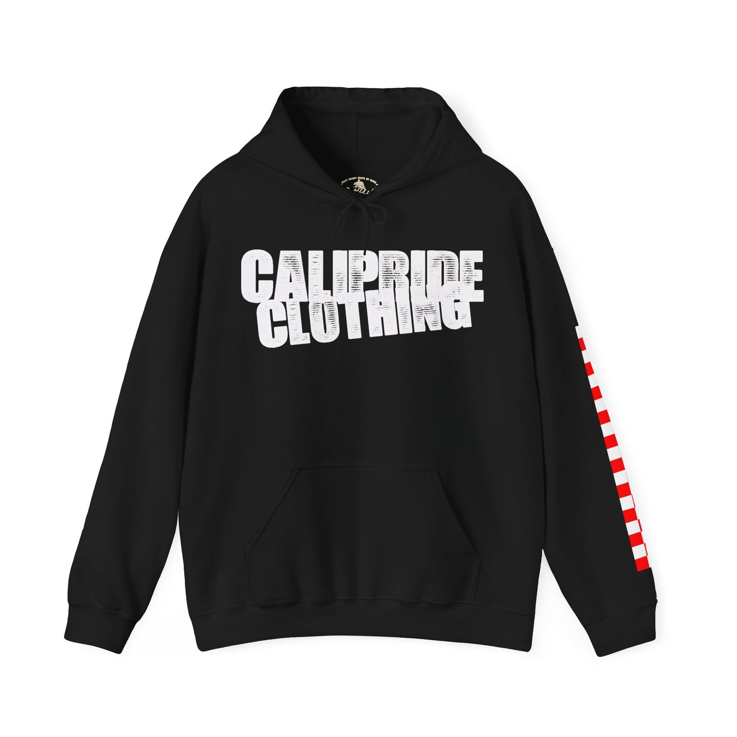 Skate & Surf Collection - Ocean Wave & Checkers Burst, Graphic Hoodie - CaliPride Clothing