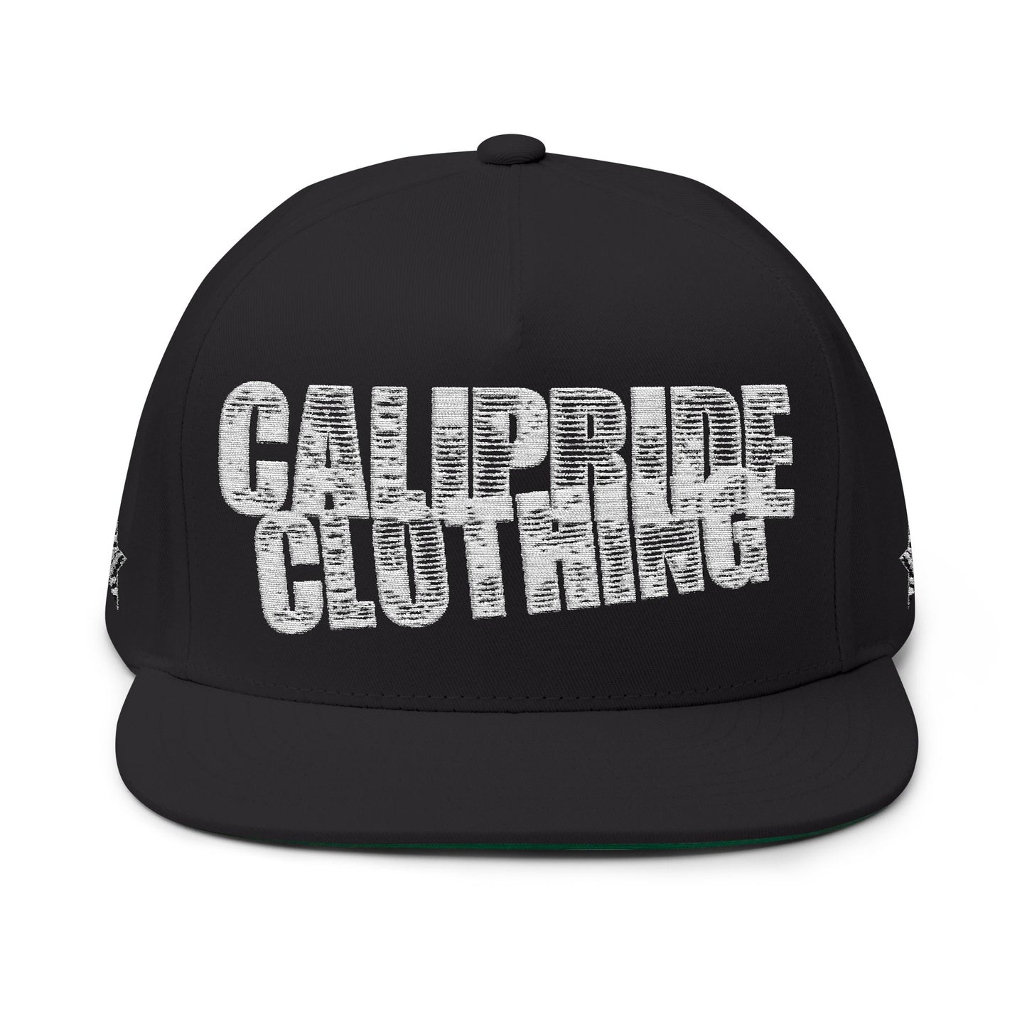 Skate & Surf Collection - CaliPride Clothing Stamp, Flat Bill Snapback, Embroidered - CaliPride Clothing