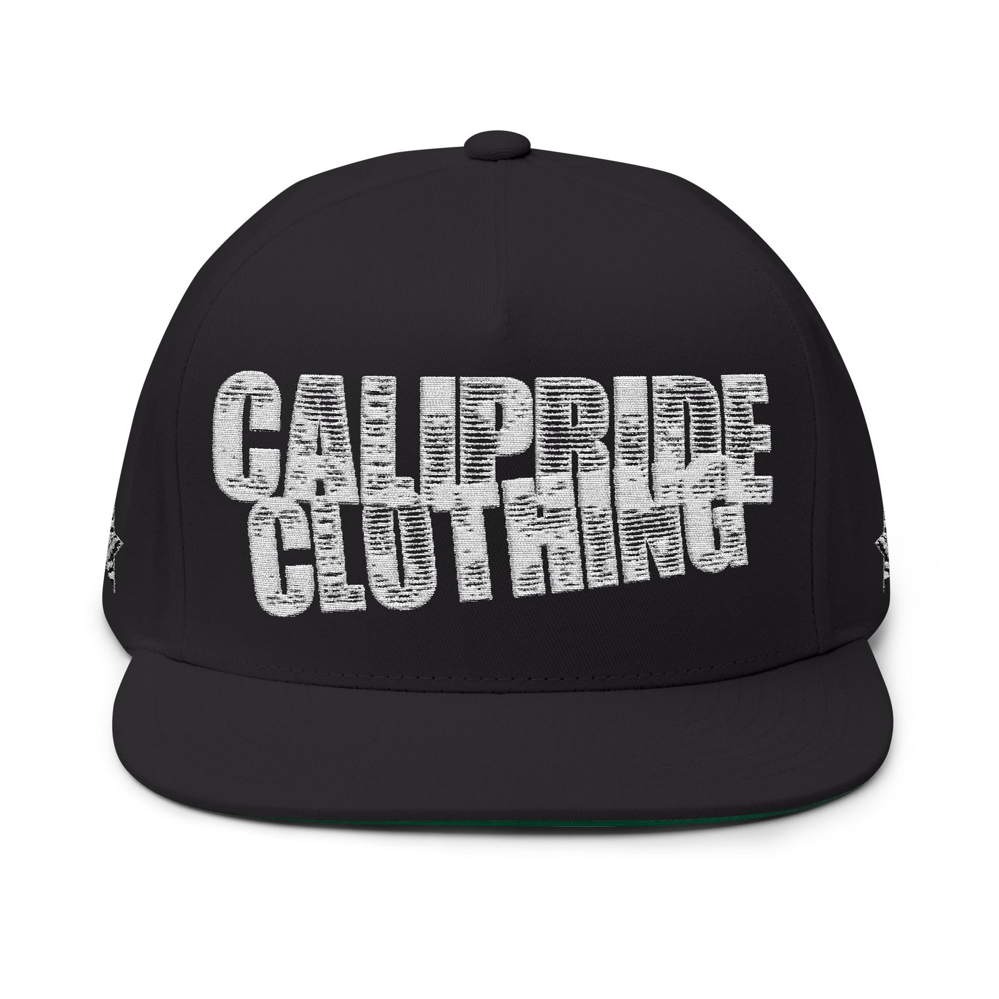 Skate & Surf Collection - CaliPride Clothing Stamp, Flat Bill Snapback, Embroidered - CaliPride Clothing