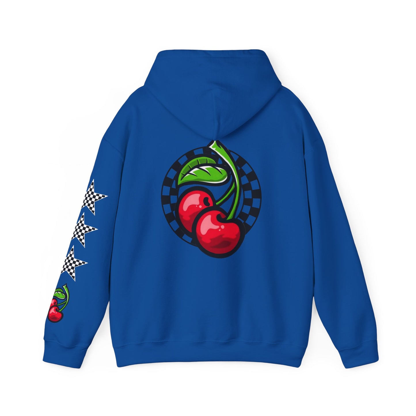 Cherries, Checkers, & Stars Graphic Hoodie | CaliPride Clothing