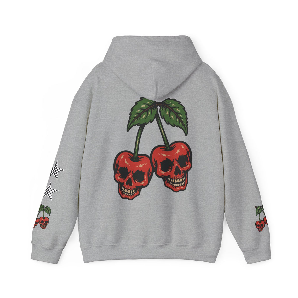 Skate & Surf Collection - Angry Cherry, Graphic Hoodie | CaliPride Clothing