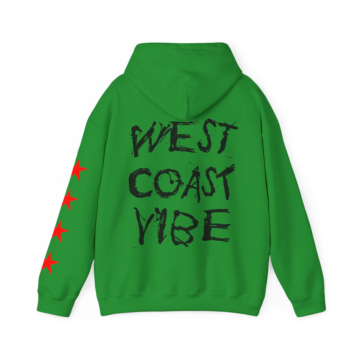 Urban Underground Collection | West Coast Vibe series - Graphic & Stars Hoodie - CaliPride Clothing