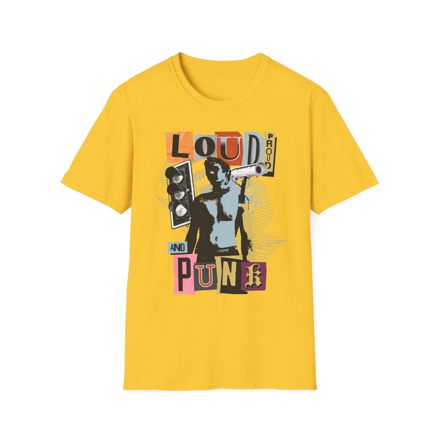 Punk - 'Loud Proud and Punk' Graphic T-Shirt