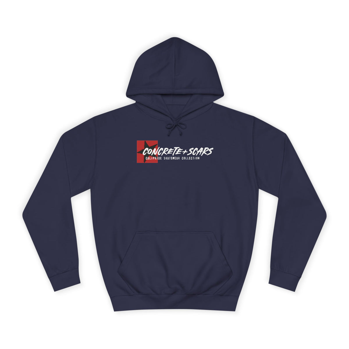 Concrete & Scars Skatewear Collection - C & S Signature Logo, Graphic Hoodie — CaliPride Clothing