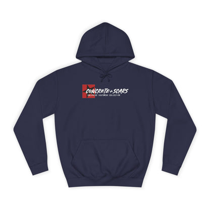 Concrete & Scars Skatewear Collection - C & S Signature Logo, Graphic Hoodie — CaliPride Clothing