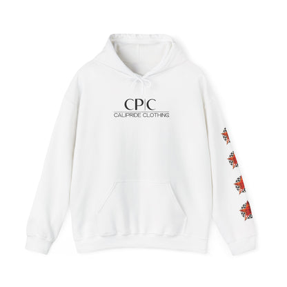 Skater Silhouette Sweatshirt, Red Plaid w Stars | CaliPride Clothing