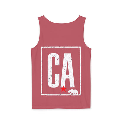 Surf & Beach Collection - CA State Bear, Tank Top | CaliPride Clothing