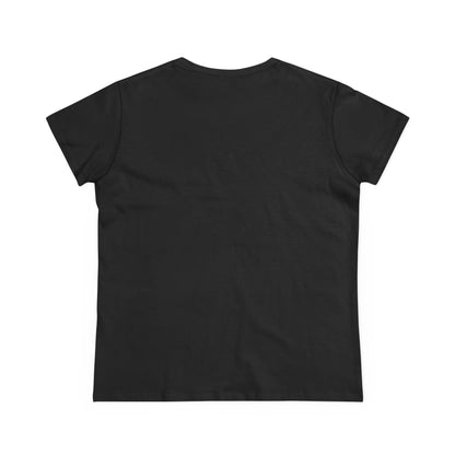 Tripin' W Gnomie Graphic Tee — Retro Gnome Travel Poster Women’s T‑Shirt