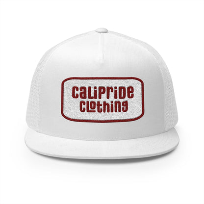 CaliPride Clothing Red Oval Logo Trucker Cap