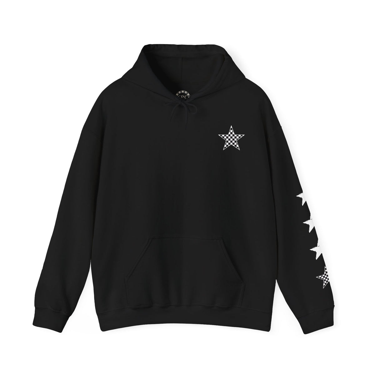 Urban Underground Collection | West Coast State of Mind - B&W Checkered OG Sugar Skull Hoodie - CaliPride Clothing