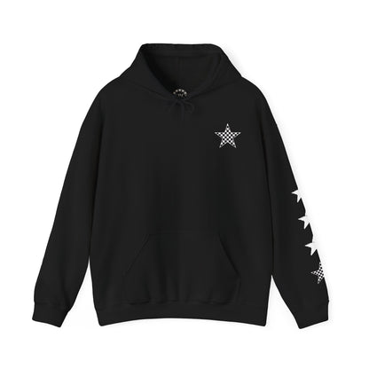 Urban Underground Collection | West Coast State of Mind - B&W Checkered OG Sugar Skull Hoodie - CaliPride Clothing