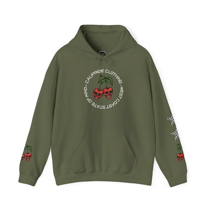 Skate & Surf Collection - Angry Cherry, Graphic Hoodie | CaliPride Clothing