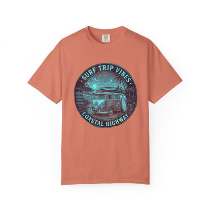 Surf & Beach Collection - Ocean Vibes Series, Surf Trip Vibes, T-shirt - CaliPride Clothing
