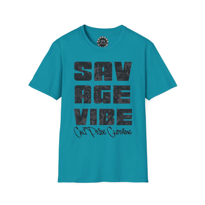 "Savage Vibe Graffiti Block" Series, Black & Grey logo — CaliPride Clothing