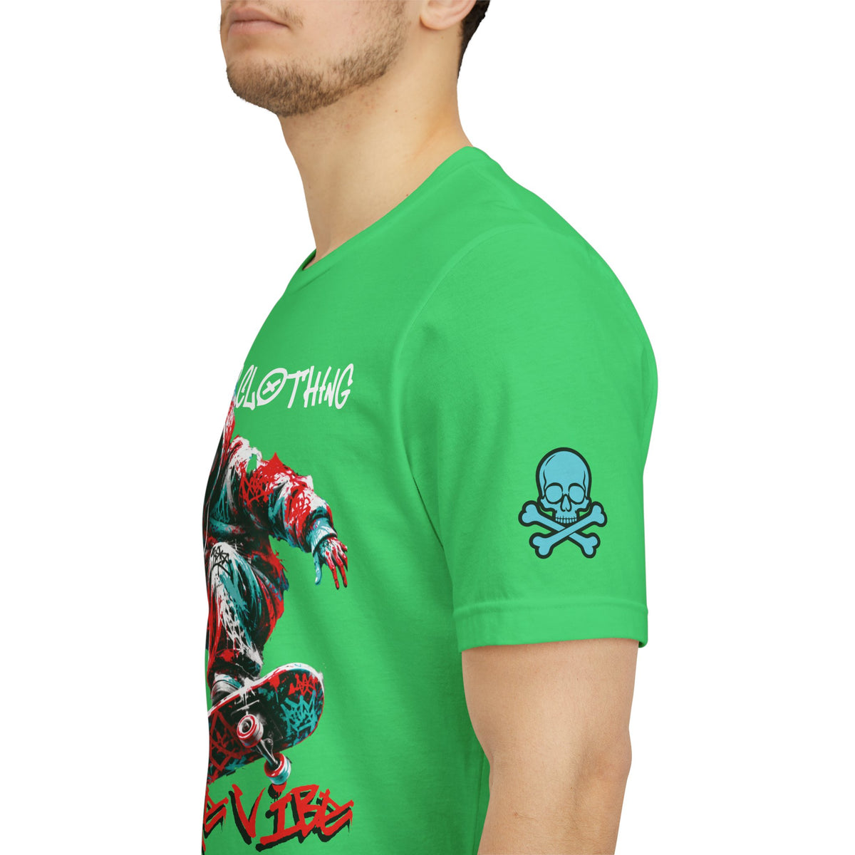 Skate & Surf Collection - Savage Vibe Skater Graphic T-Shirt - CaliPride Clothing