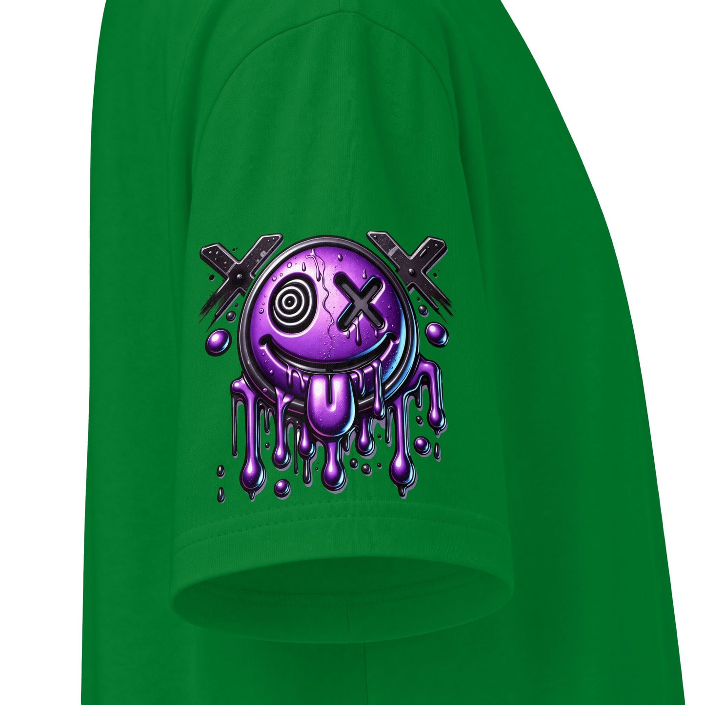 Copy of Urban Underground Collection - Neon Drip Tongue Out Graphic Tee — 4 way graphics, CaliPride Clothing Streetwear
