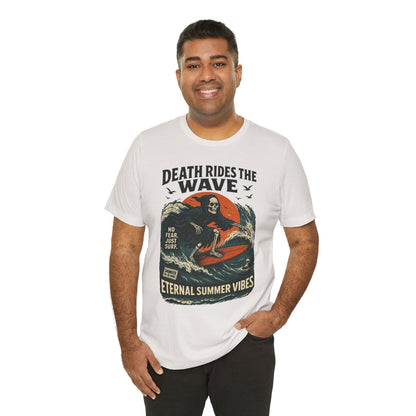 Urban Underground Collection - Death Rides the Wave Graphic T-Shirt - CaliPride Clothing