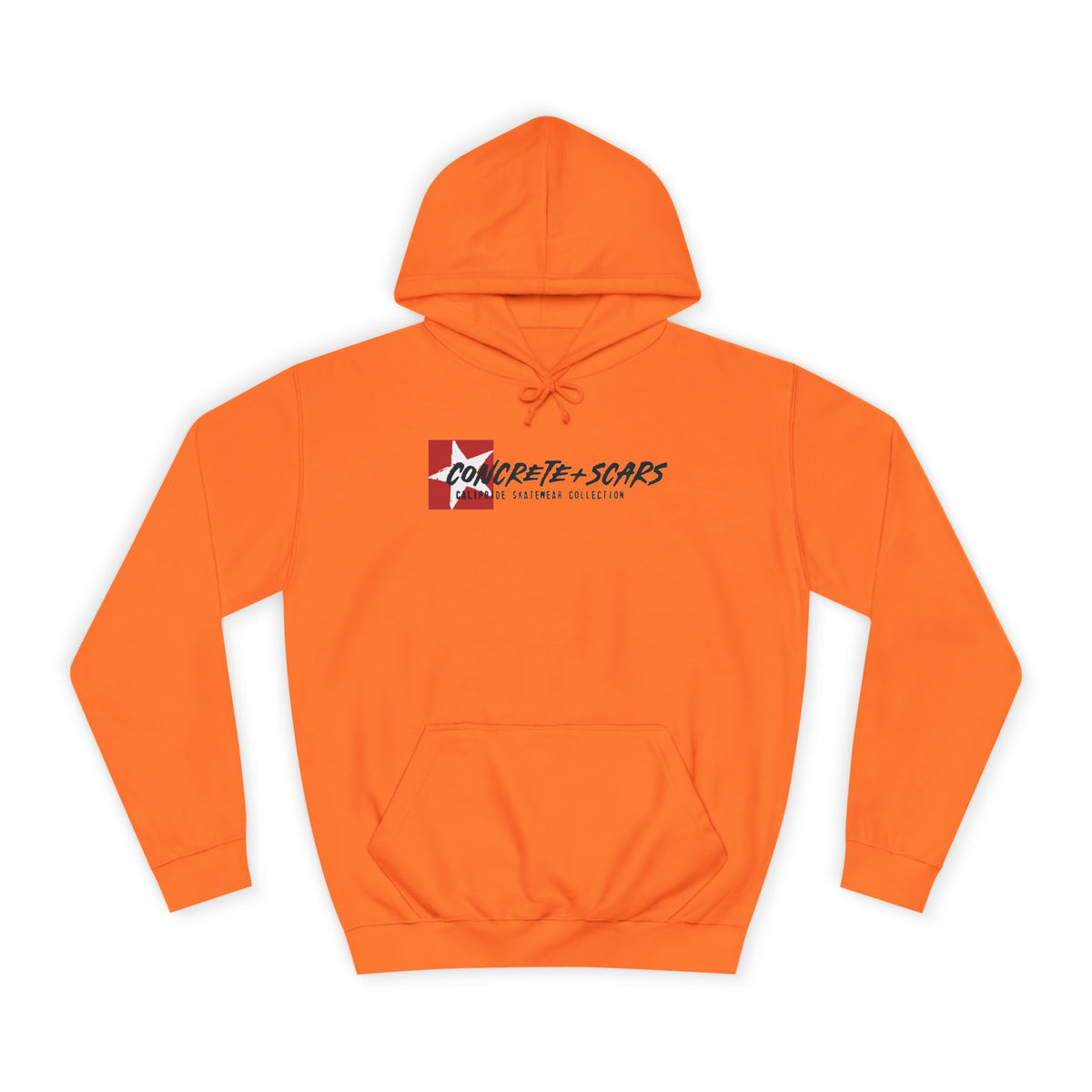 Concrete & Scars Skatewear Collection - C & S Signature Logo, Graphic Hoodie — CaliPride Clothing