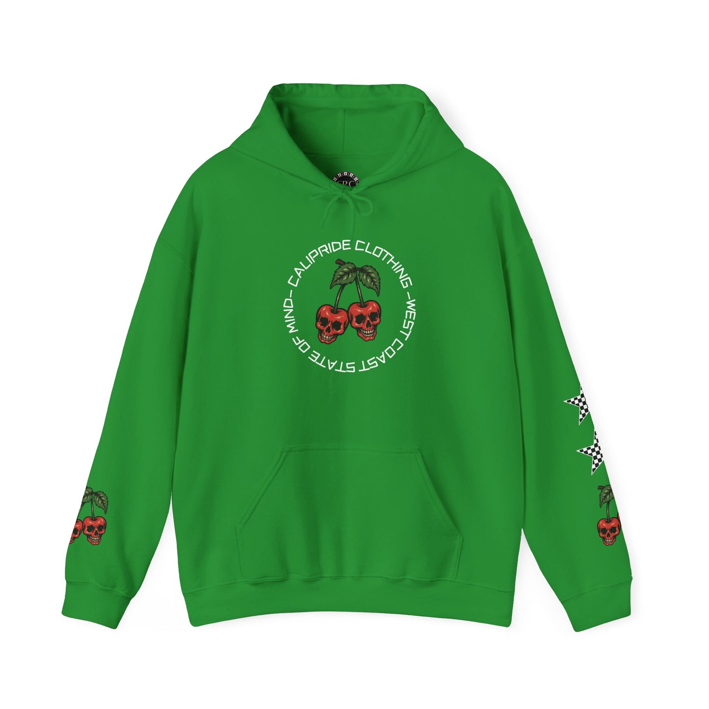 Skate & Surf Collection - Angry Cherry, Graphic Hoodie | CaliPride Clothing