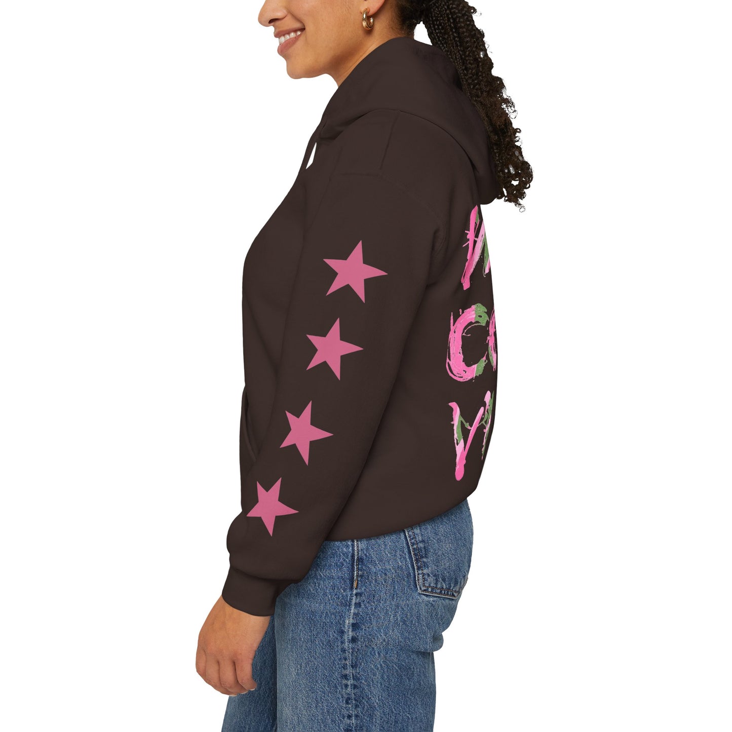 Urban Underground Collection | West Coast Vibe series - Multicolor Graphic & Stars Hoodie - CaliPride Clothing