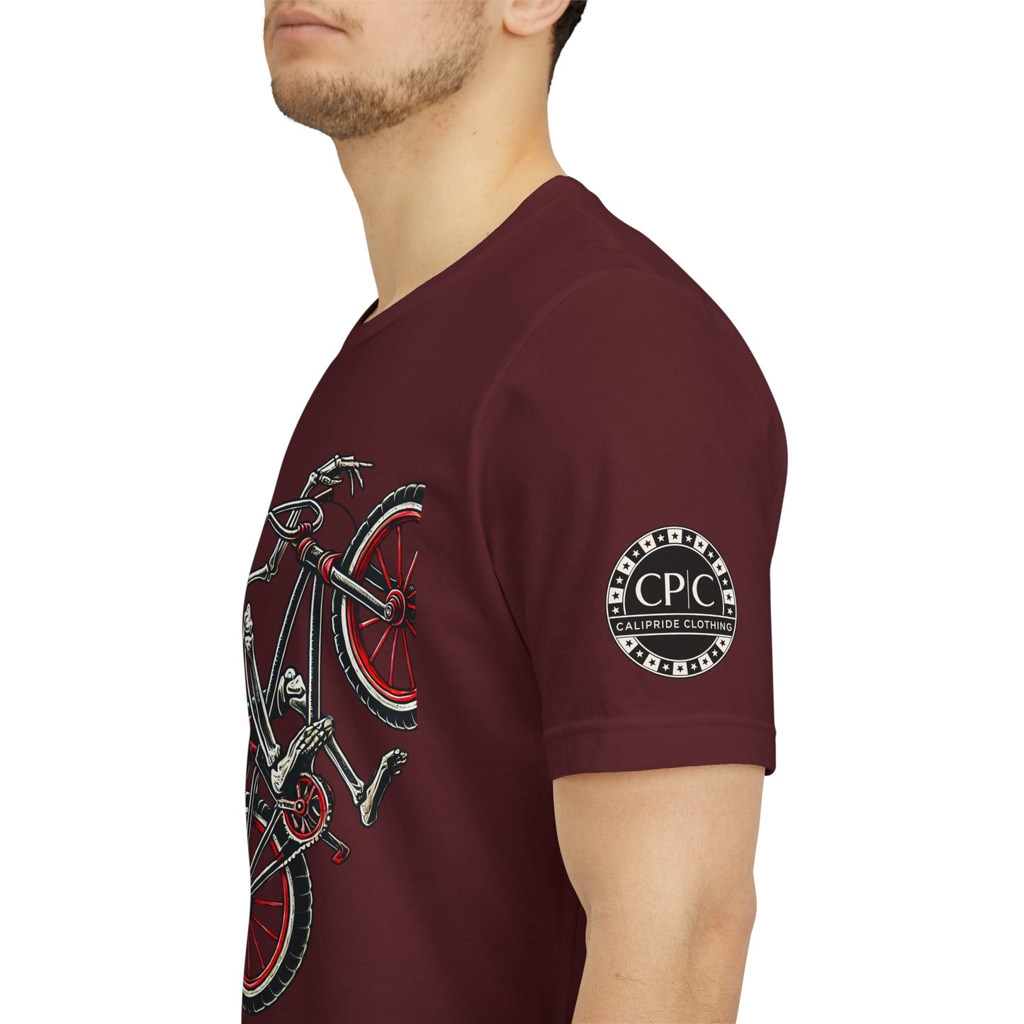 Skate & Surf Collection - Ride Til I Die, Skeleton Graphic T - Shirt - CaliPride Clothing