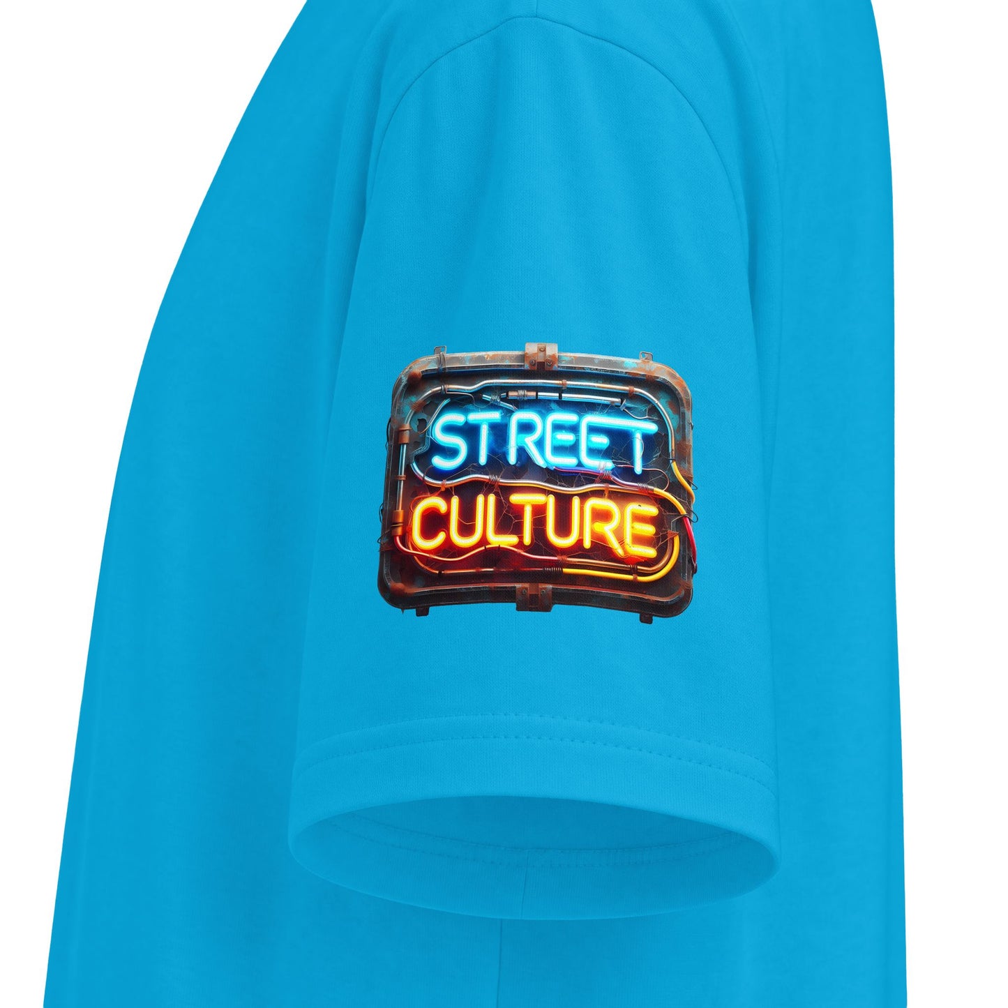 Urban Underground Collection - Neon Drip, Skateboard, Graphic 4-way T Shirt - CaliPride Clothing