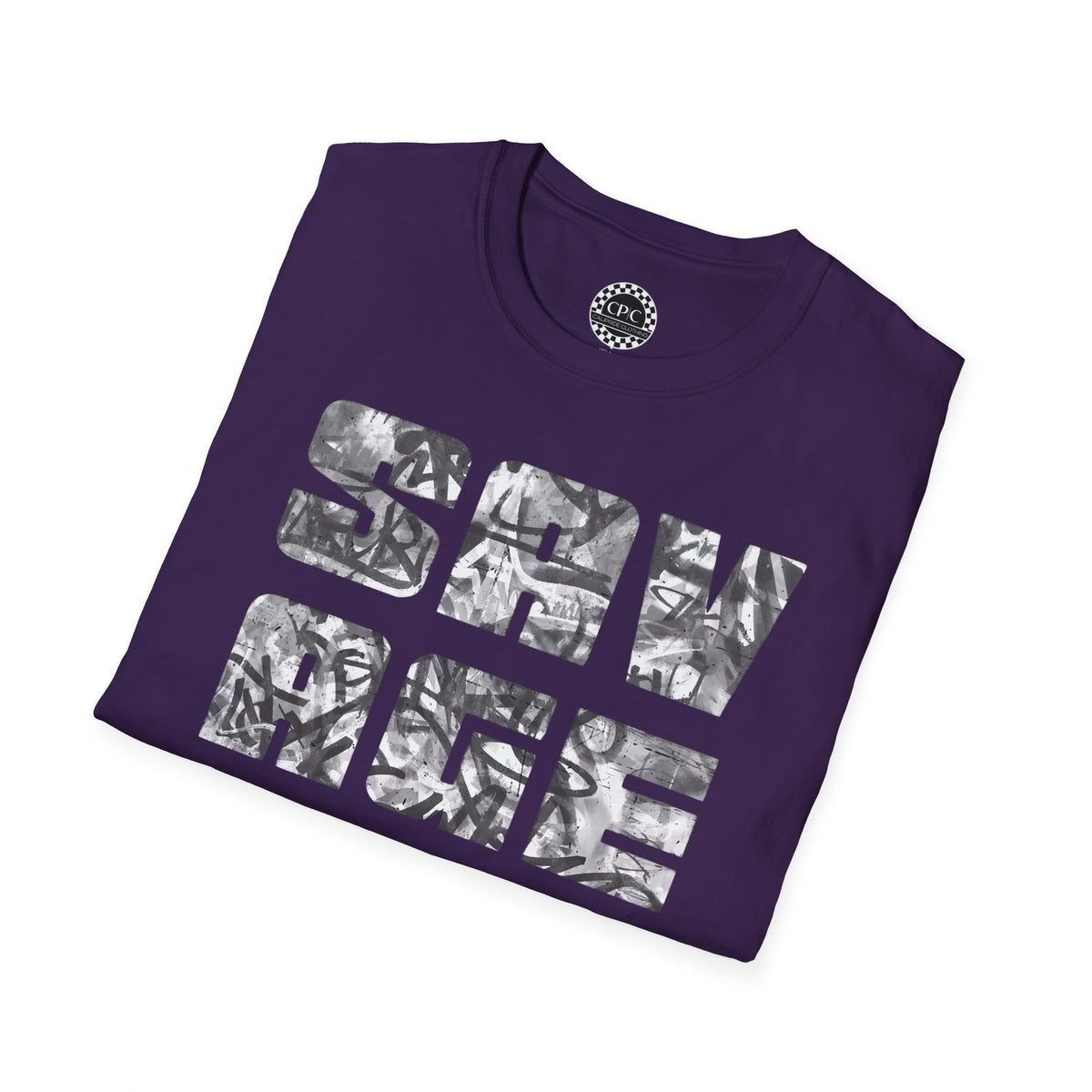 Urban Underground Collection | Savage Vibe Graffiti Block Series - Monochrome gray - CaliPride Clothing