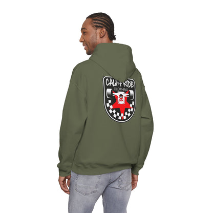 Skate & Surf Collection - Checkered Star Emblem Hoodie, multiple colors | CaliPride Clothing