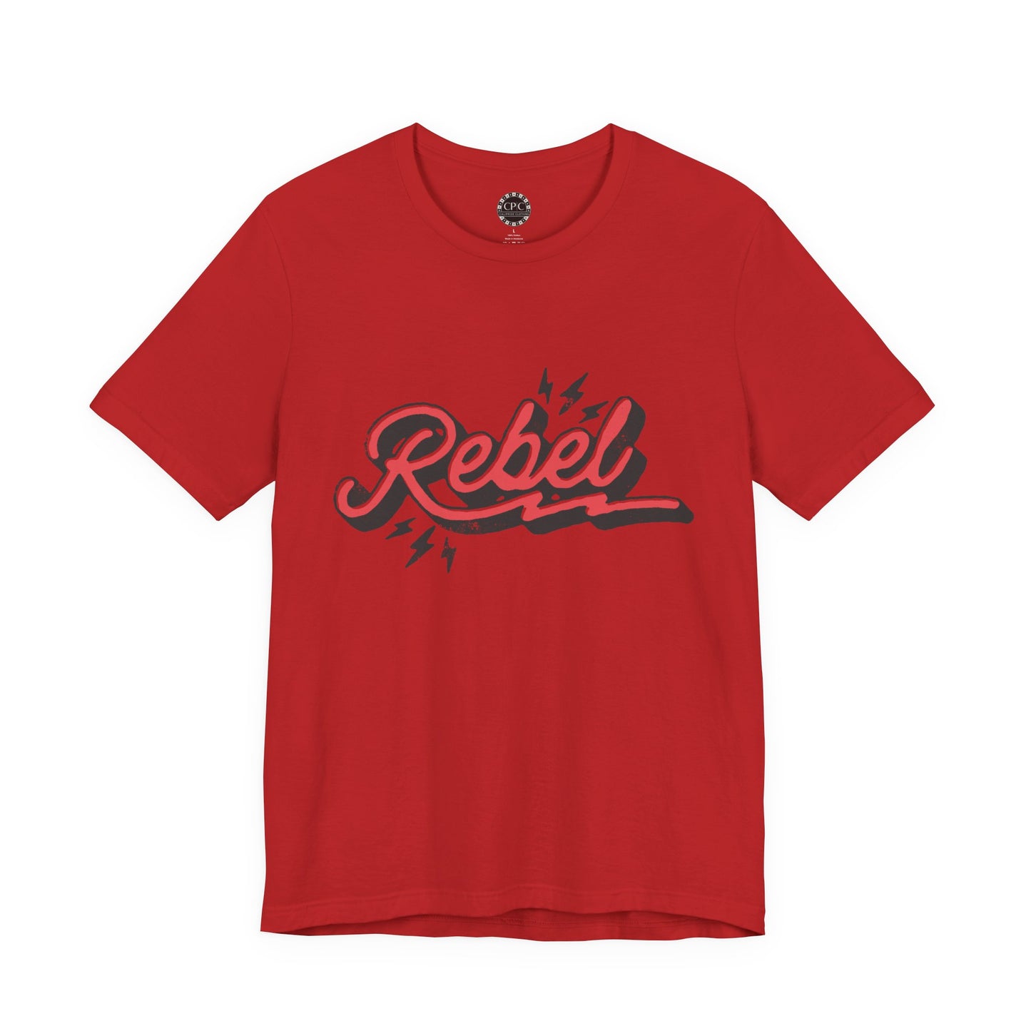 Punk Resurrected Collection - "Rebel" in Reverse, Double sided Graphic T‑Shirt - CaliPride Clothing